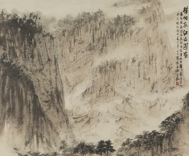 《待細把江山圖畫》100×111.5cm，1961年